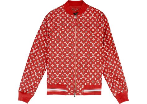 maglia rossa louis vuitton supreme|supreme x Louis Vuitton jacket.